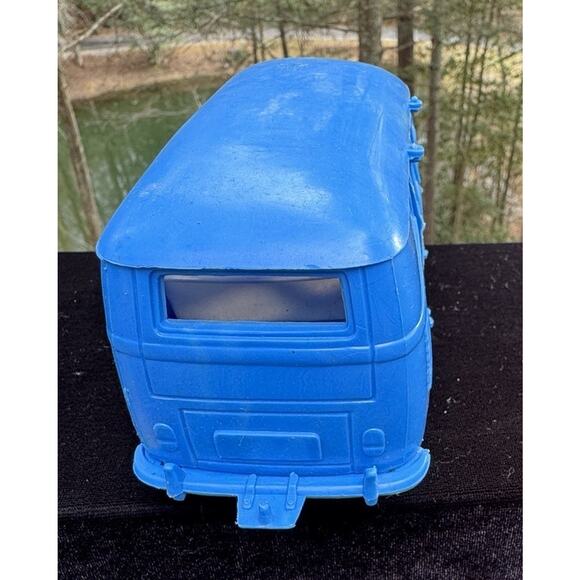 Vintage VW Volkswagen GAY Blue CAMPER Van by GAY TOYS INC -#2 - Picture 4 of 11